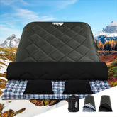 Weisshorn Sleeping Bag Double Pillow Thermal Camping Hiking Tent Grey -10 degree celsius